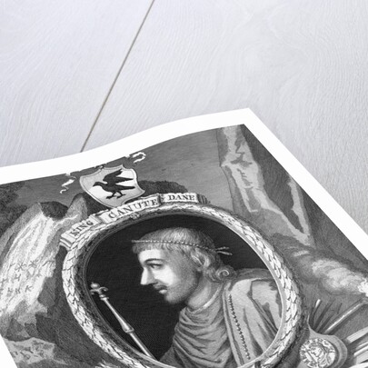 Engraving of Canute King of Danes by Anonymous