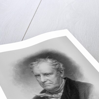 Drawing of Author James Fenimore Cooper by Anonymous