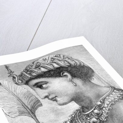 Profile Illustration of Cleopatra by Anonymous