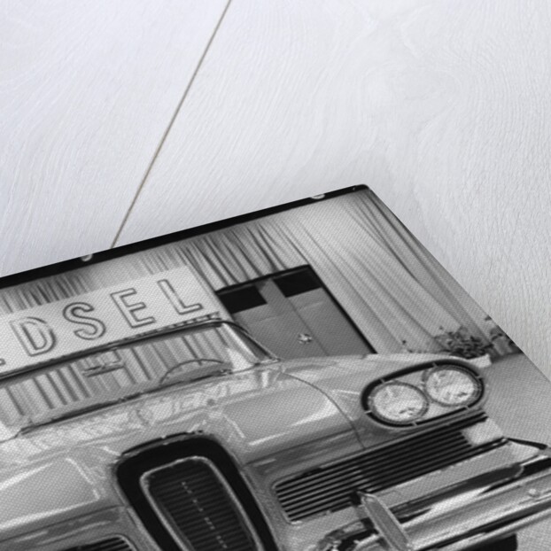 Ford Edsel Citation Convertible in Showroom. by Anonymous