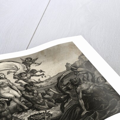 Goddess Venus Being Worshipped on Water by Anonymous