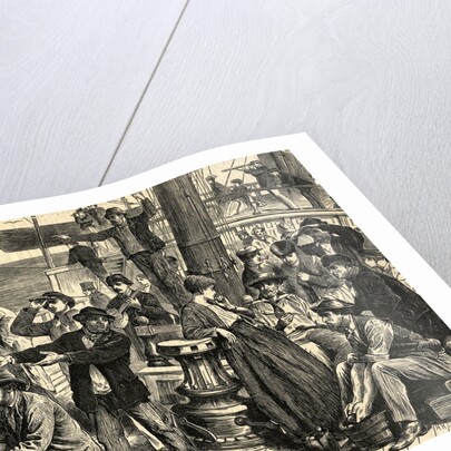 Emigrants on Shipdeck by Anonymous