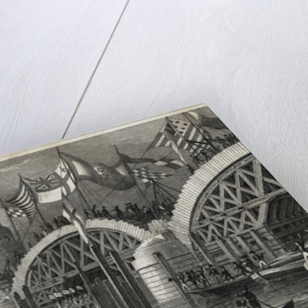 Boats Passing Under London Bridge by Anonymous