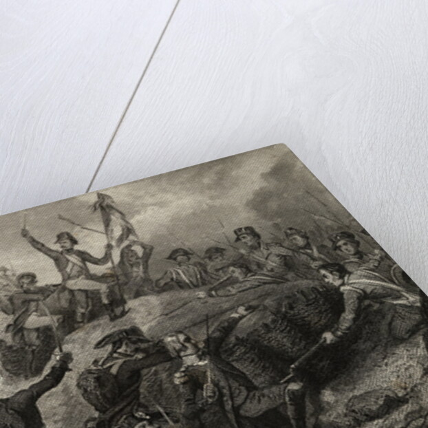 Napoleon and Army Fighting Battle by Anonymous
