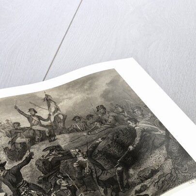 Napoleon and Army Fighting Battle by Anonymous