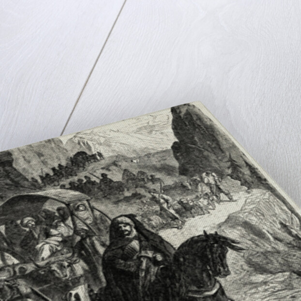 Illustration of Circassian Caravan by Anonymous