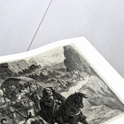 Illustration of Circassian Caravan by Anonymous