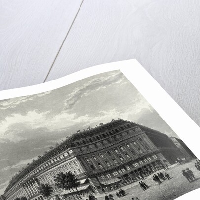 Engraving of Grand Hotel in Paris by Anonymous