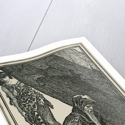 Vivien at Merlin's Descent by Anonymous