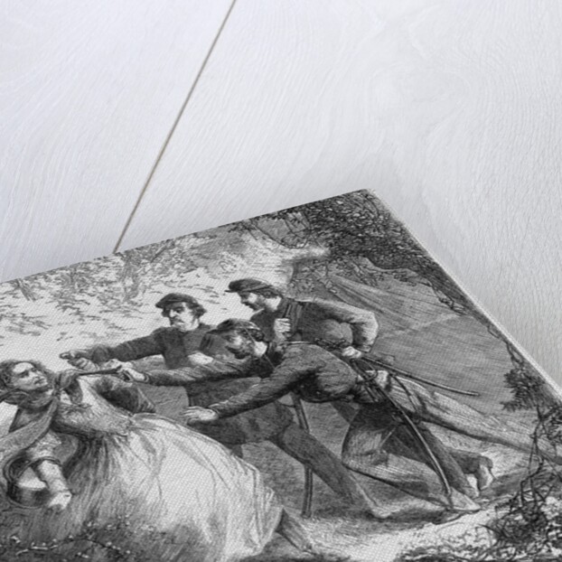 Men of Wilson Corps Capturing Jefferson Davis by Anonymous