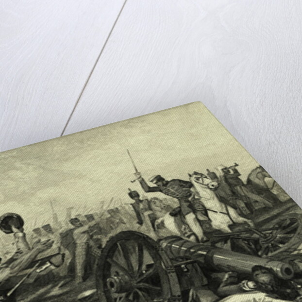 Battle During Indian Mutiny by Anonymous