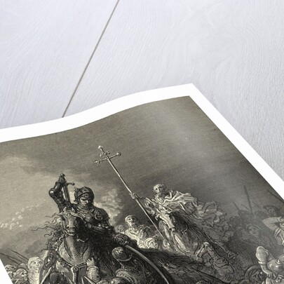 John Hunyadi and John Capistran Leading Battle by Anonymous