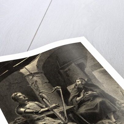 Illustration of Richard I and Friar Tuck by Anonymous