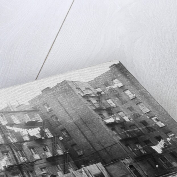 East Side Tenement Apartment Buildings by Anonymous
