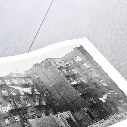 East Side Tenement Apartment Buildings by Anonymous