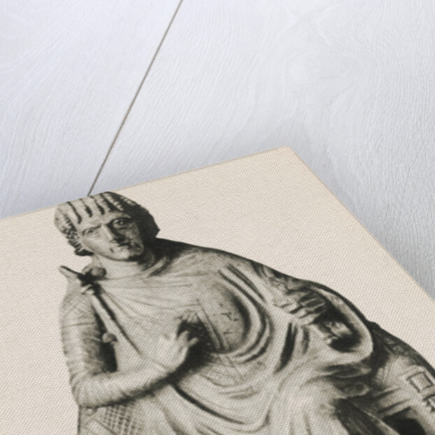 Ancient Statue in Ivory by Anonymous