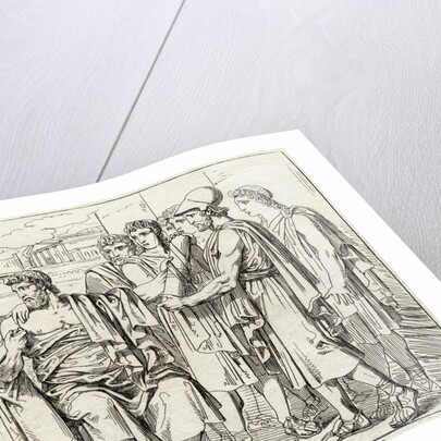 Lycurgus Passing on Laws by Anonymous