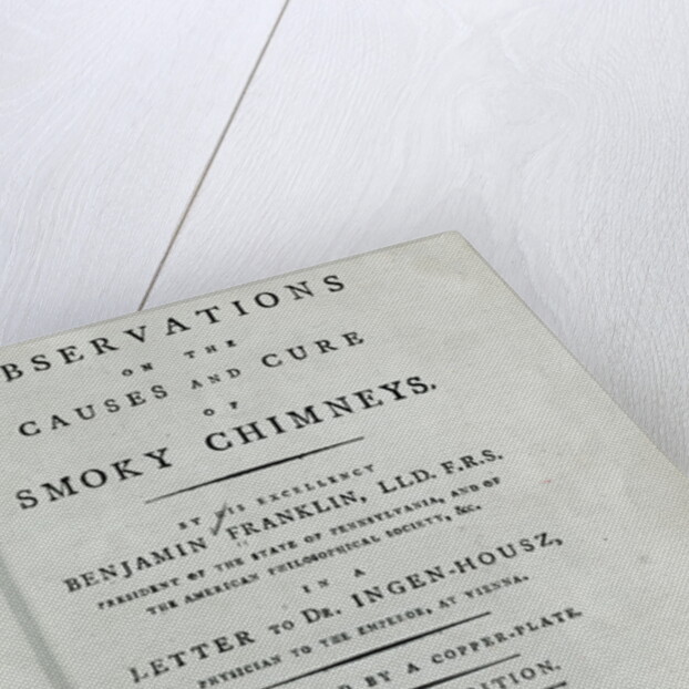 Title Page from Book by Benjamin Franklin