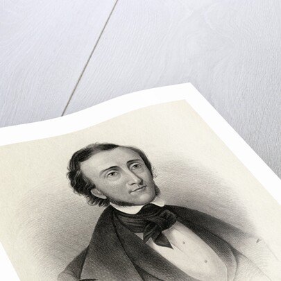 Portrait of Poet Edgar Allan Poe by Anonymous