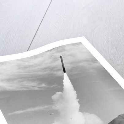 Weaponry Rocket Blasting into Sky by Anonymous