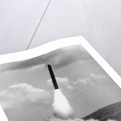 American Tomahawk Cruise Missile Launching from Submarine by Anonymous