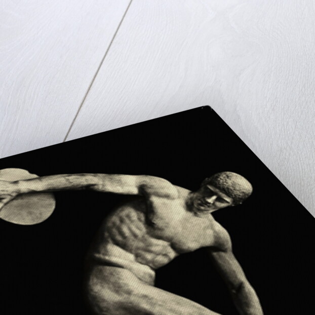 Discobolus statue attributed to Myron. by Anonymous