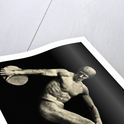 Discobolus statue attributed to Myron. by Anonymous