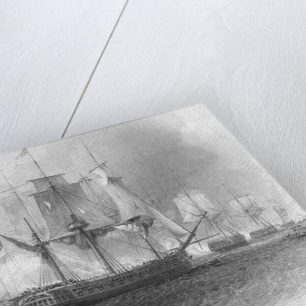 War Torn Ships of Plattsburg Bay by Anonymous