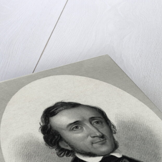 Portrait of Author Edgar Allan Poe by Anonymous