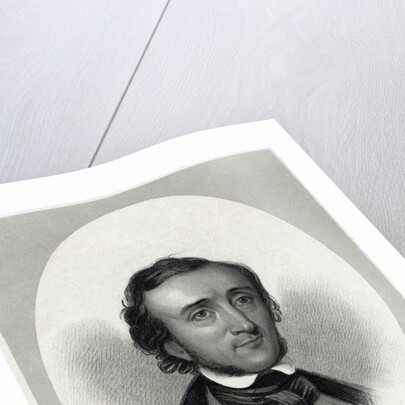 Portrait of Author Edgar Allan Poe by Anonymous