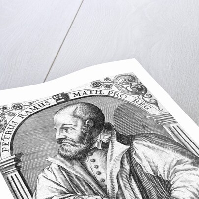 Engraving of Petrus Ramus by Anonymous