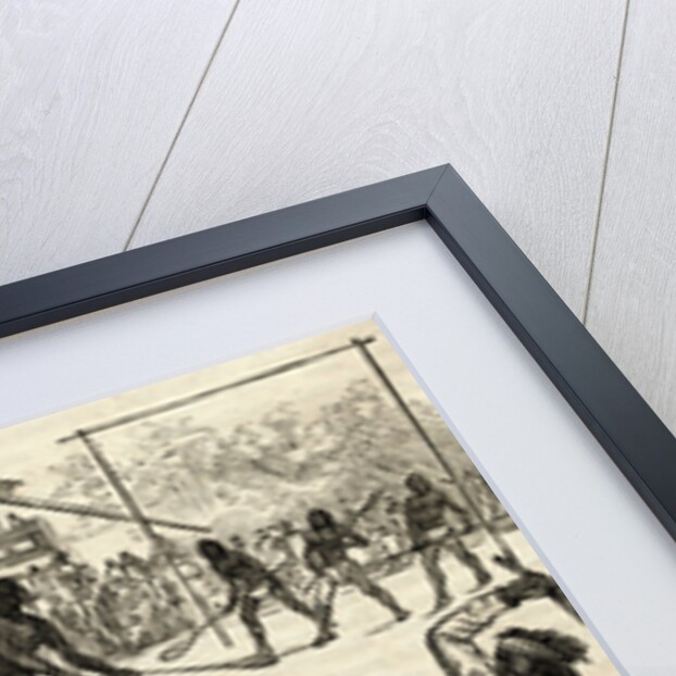 Indians Playing Lacrosse by Anonymous