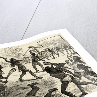 Indians Playing Lacrosse by Anonymous