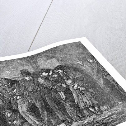 Homeless People Huddling Together by Anonymous