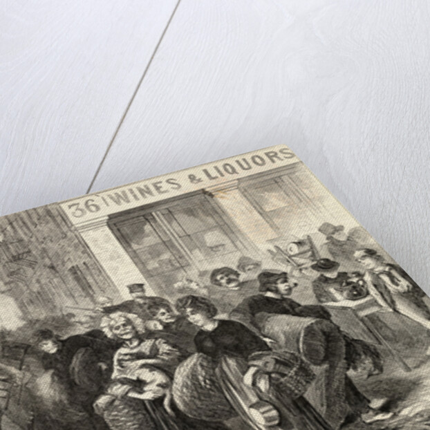 Illustration of Tenants Being Evicted from Sweeney's Hotel by Anonymous