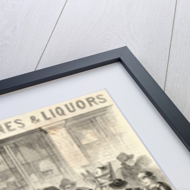 Illustration of Tenants Being Evicted from Sweeney's Hotel by Anonymous