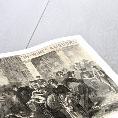 Illustration of Tenants Being Evicted from Sweeney's Hotel by Anonymous