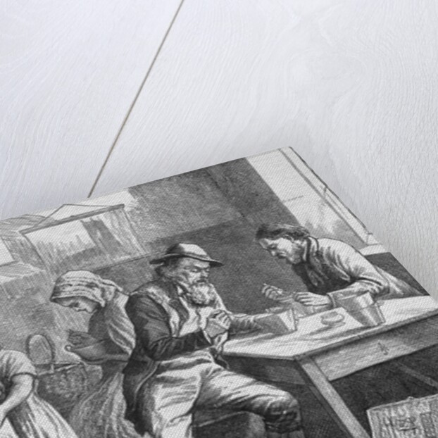 Poor Receiving Soup in Almshouse by Anonymous