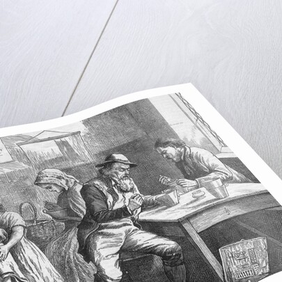 Poor Receiving Soup in Almshouse by Anonymous