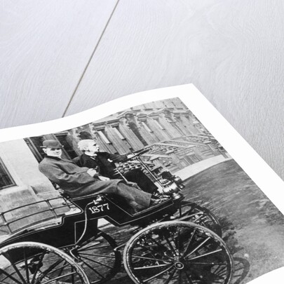 George Selden and Henry Ford in New Selden Automobile by Anonymous