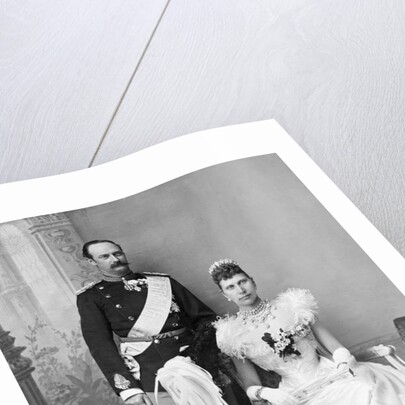 Denmark's Frederik VIII and Queen Louisa by Anonymous