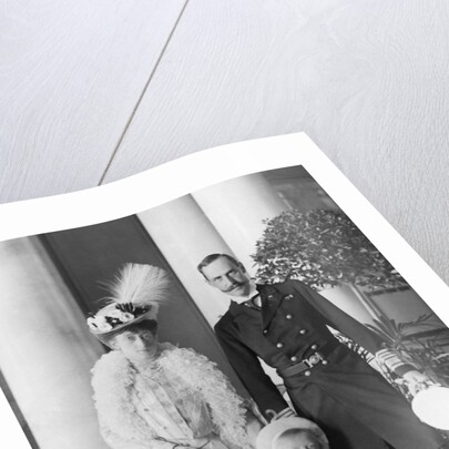 Norway's King Haakon and Family by Anonymous
