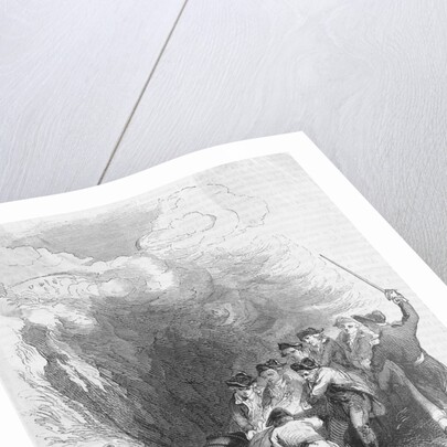 19th Century Troops Hauling a Cannon by Anonymous