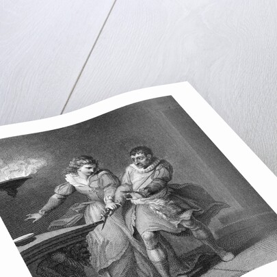 Illustrated scene from MacBeth by Anonymous