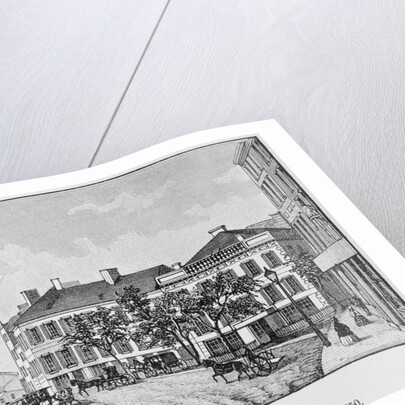Illustration of Residential Area for President George Washington by Anonymous