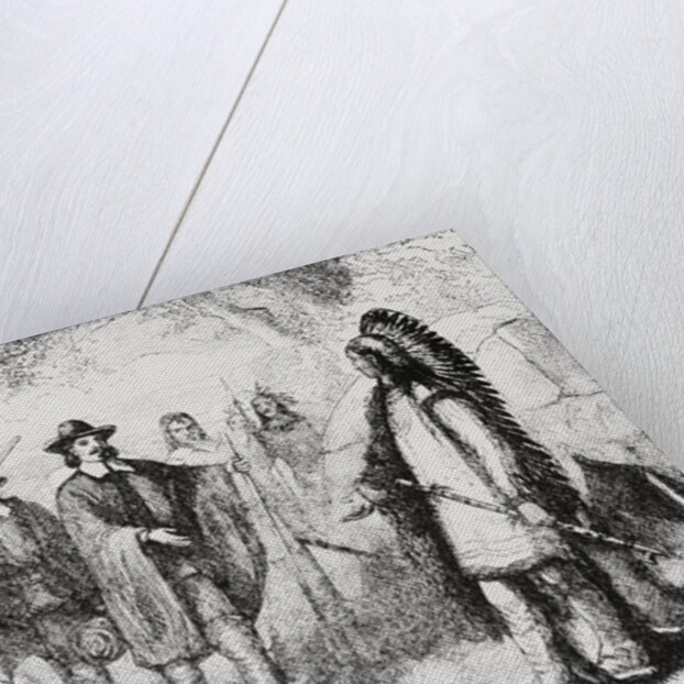 Massasoit Visiting the Puritans by Anonymous