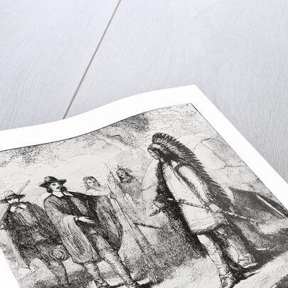 Massasoit Visiting the Puritans by Anonymous