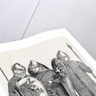 Soldiers Wearing Norman Armour by Anonymous