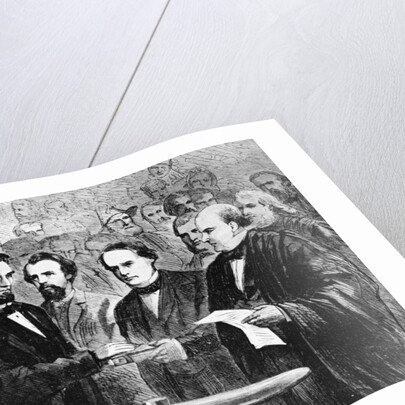 President Lincoln Taking the Oath by Anonymous