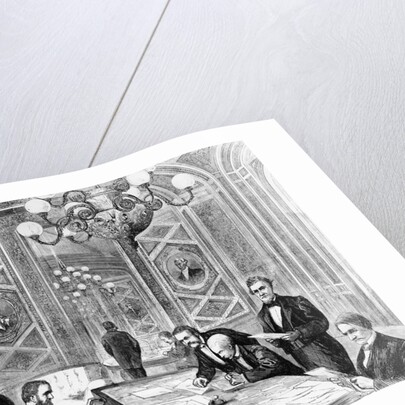Ulysses Grant and Cabinet on Inauguration Night by Anonymous